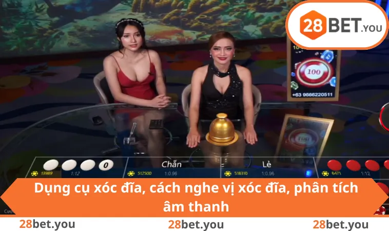 Dụng cụ xóc đĩa, cách nghe vị xóc đĩa, phân tích âm thanh