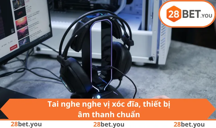 Tai nghe nghe vị xóc đĩa, thiết bị âm thanh chuẩn